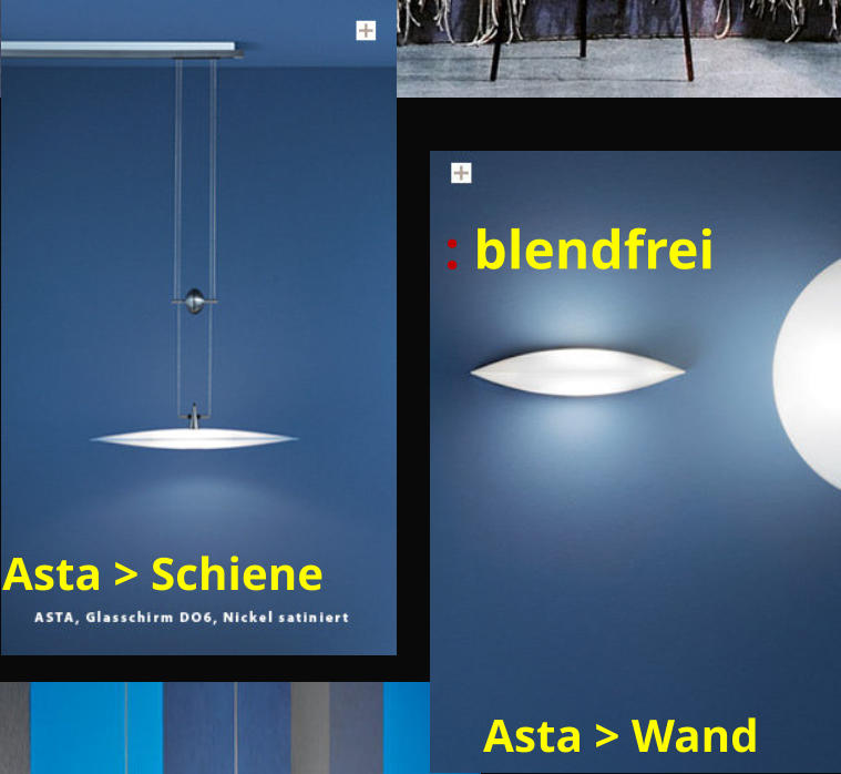 Asta > Wand Asta > Schiene : blendfrei